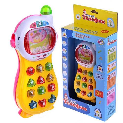 

Умный телефон (желто-розовый) 7028 (15-105857)