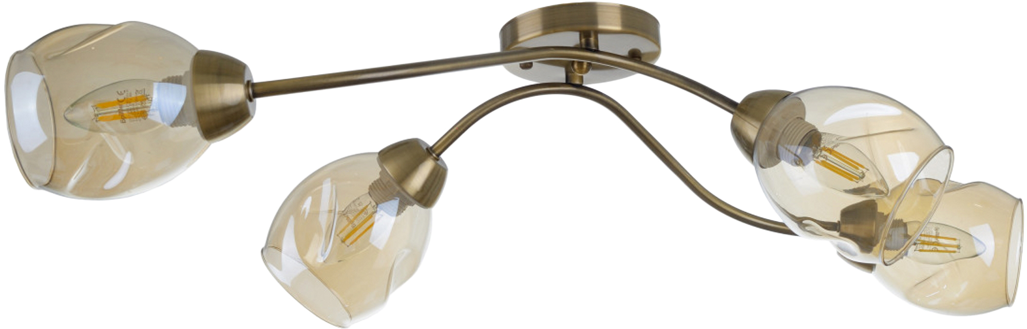 

Люстра Brille LK-684S/4 E27 AB (24-359)