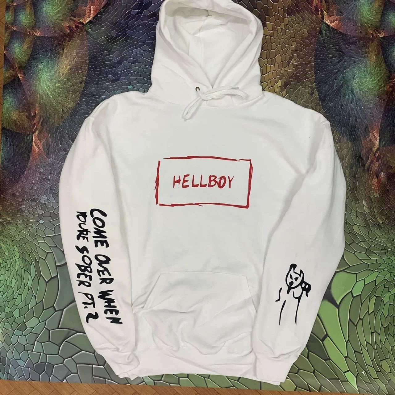 

Худи A SHO Lil Peep Hellboy XL белый