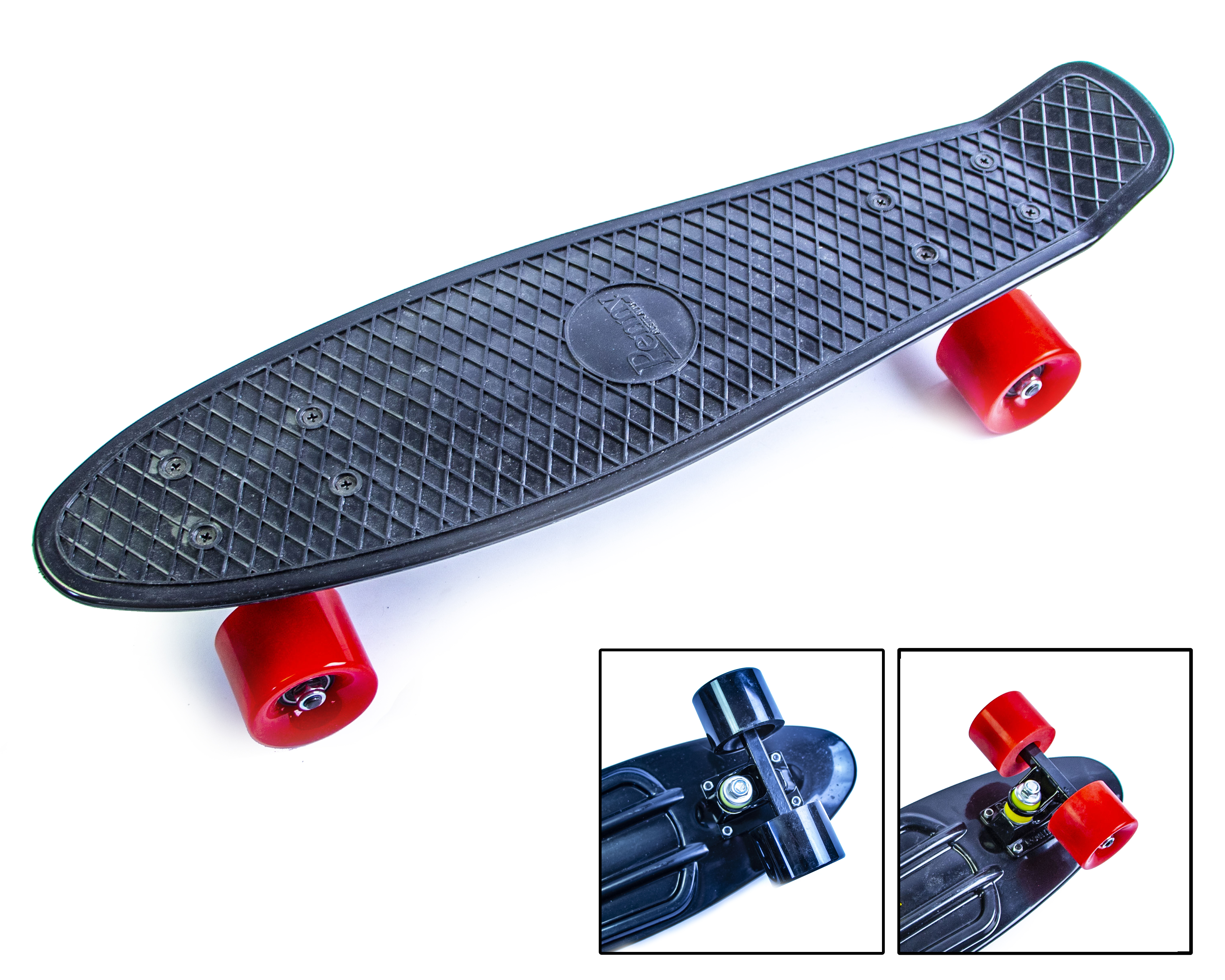 

Пенниборд Penny Board Black Матовые колеса