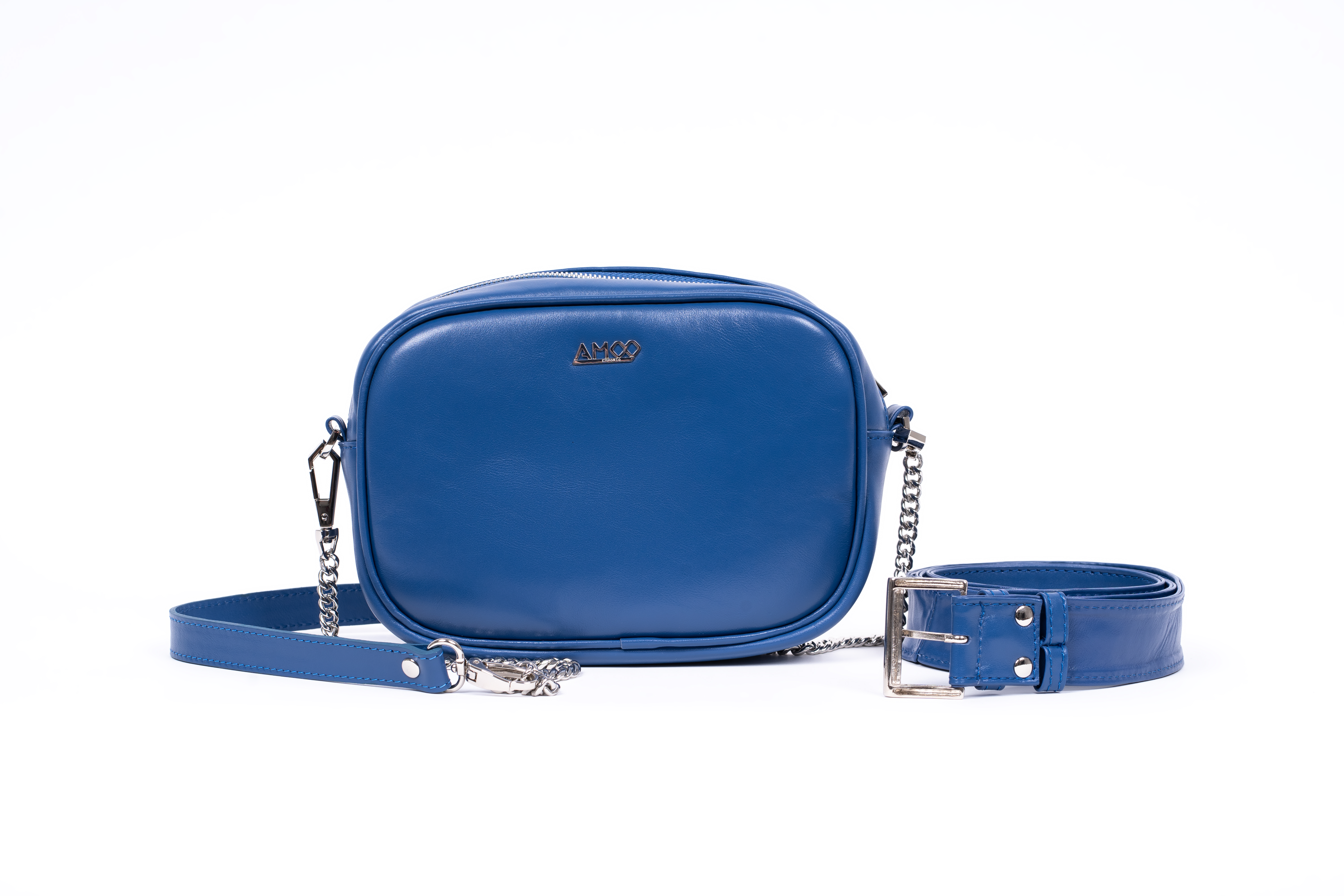 

Сумка кросс-боди + пояс "AMOOemporio", H1800044blue, синяя