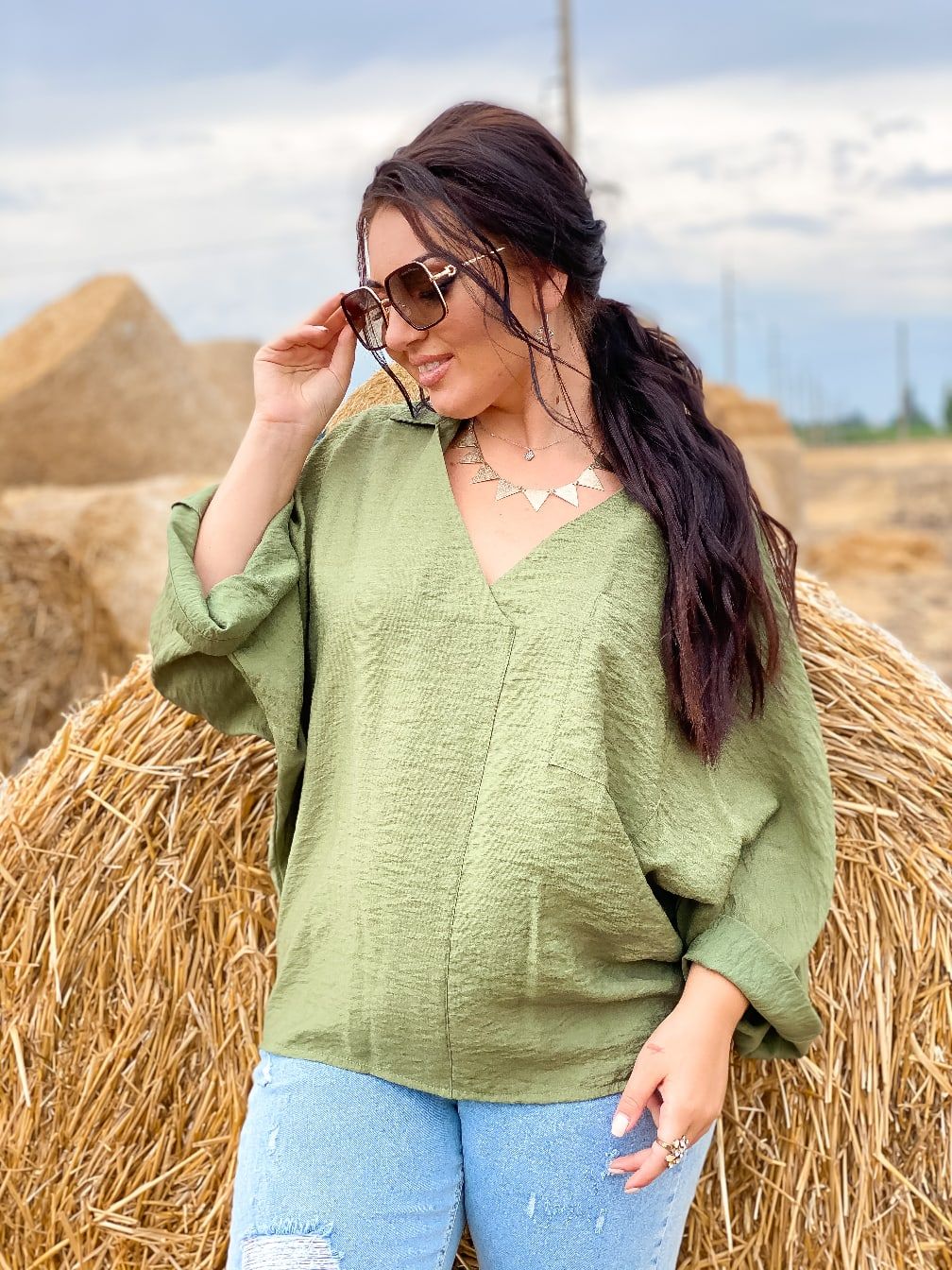 

Блуза DNKA с41491/1 50-52 Хаки