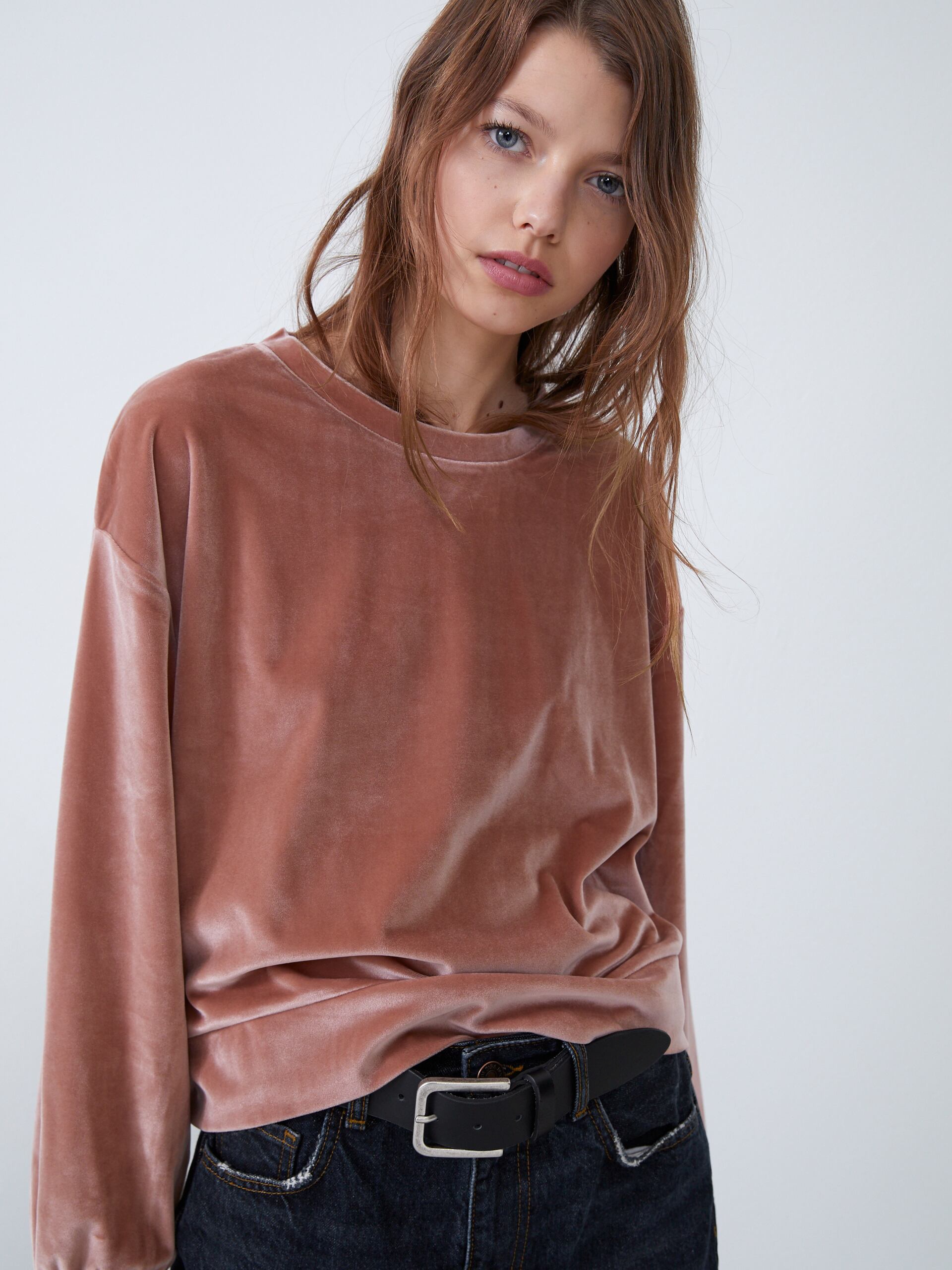 

Свитшот Zara 1014/906/676 L Бледно-розовый
