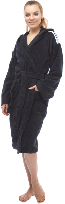 

Халат Arena Core Soft Robe 001756-501 S Black/White