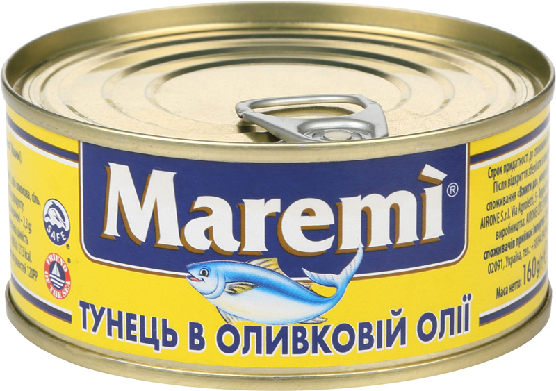 Тунец Maremi в оливковом масле 160 г (8001868000227) – купить в Украине ...