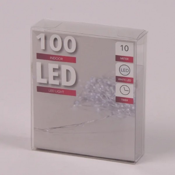 

Подсветка LED холодный свет 100 светодиодов 10 м 45029 (BAM02913)