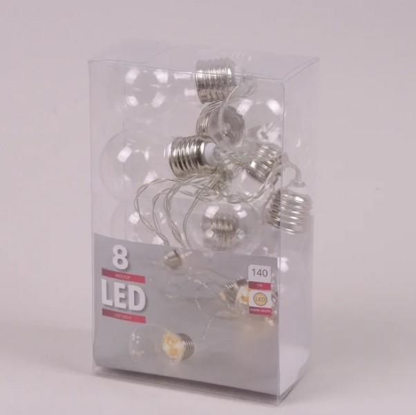 

Лампочки LED 8 ламп теплый свет 1,4 м 40852 (BAM02930)