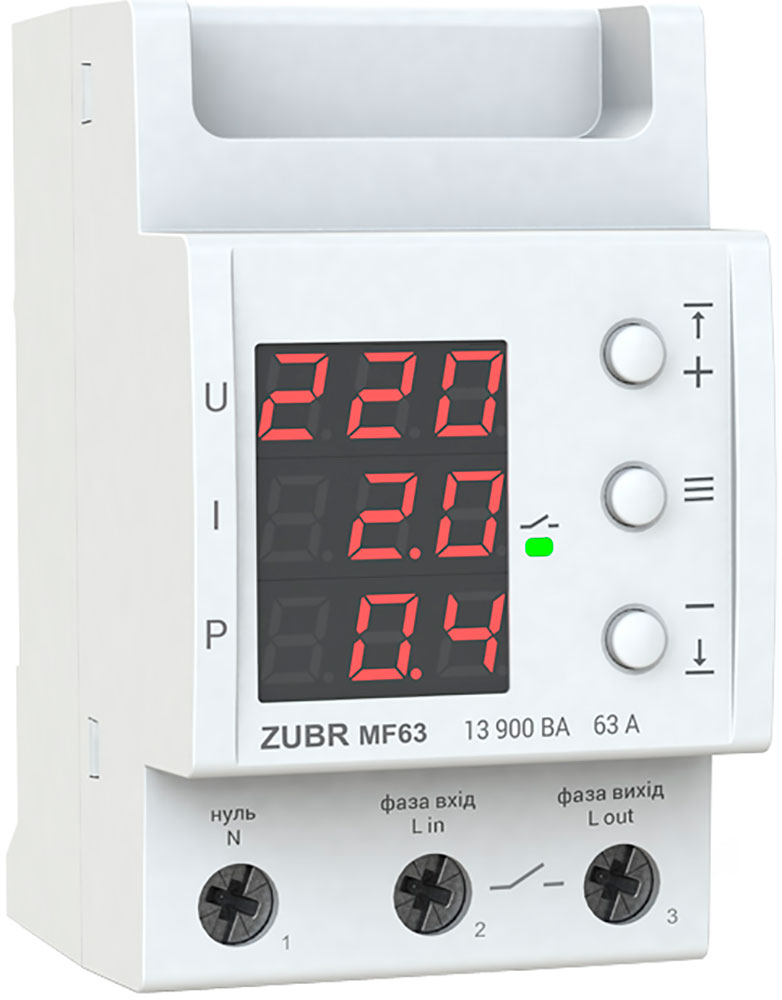 

Багатофункціональне реле ZUBR MF63