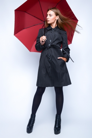 

Плащ Maximoda CR-40164Е  черный, Плащ Maximoda CR-40164Е 42 черный