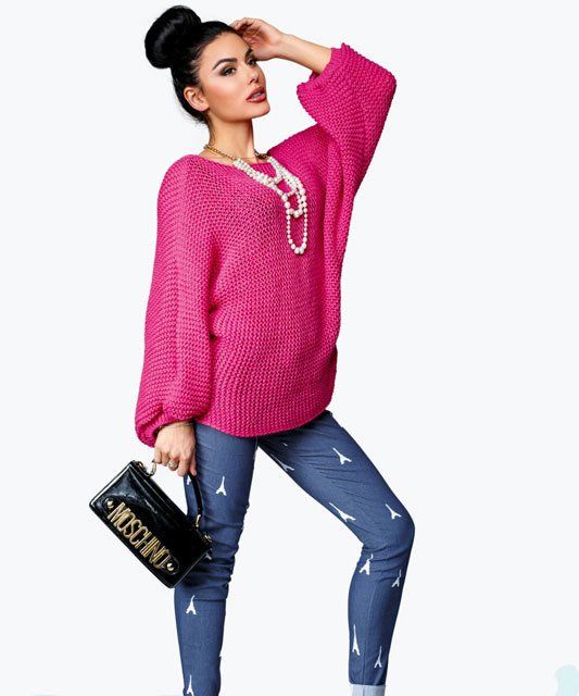 

Свитер Maximoda Е888814457 ONE SIZE розовый