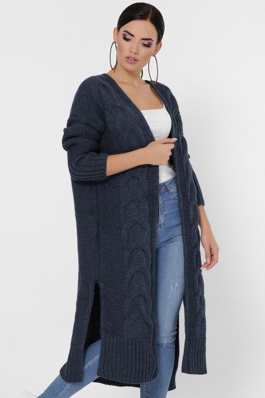 

Кардиган Maximoda ЕNOVKF0005 универсальный - синий, Кардиган Maximoda ЕNOVKF0005 универсальный 42-46 синий