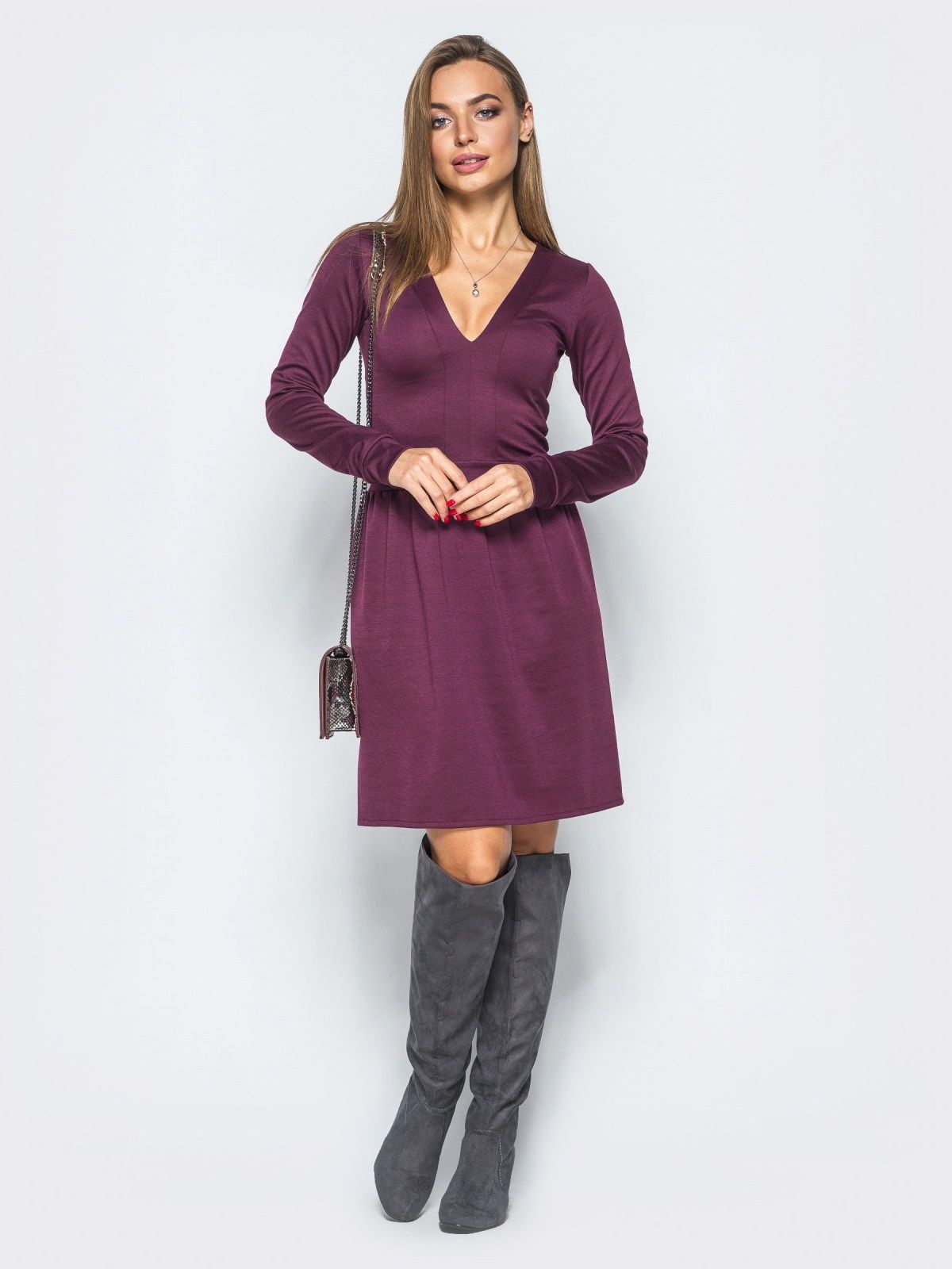 

Платье Maximoda ЕМО19201/1  бордовый, Платье Maximoda ЕМО19201/1 48 бордовый