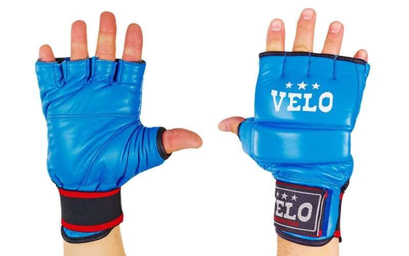 

Перчатки для смешанных единоборств MMA кожаные Velo ULI-4023-B размер L