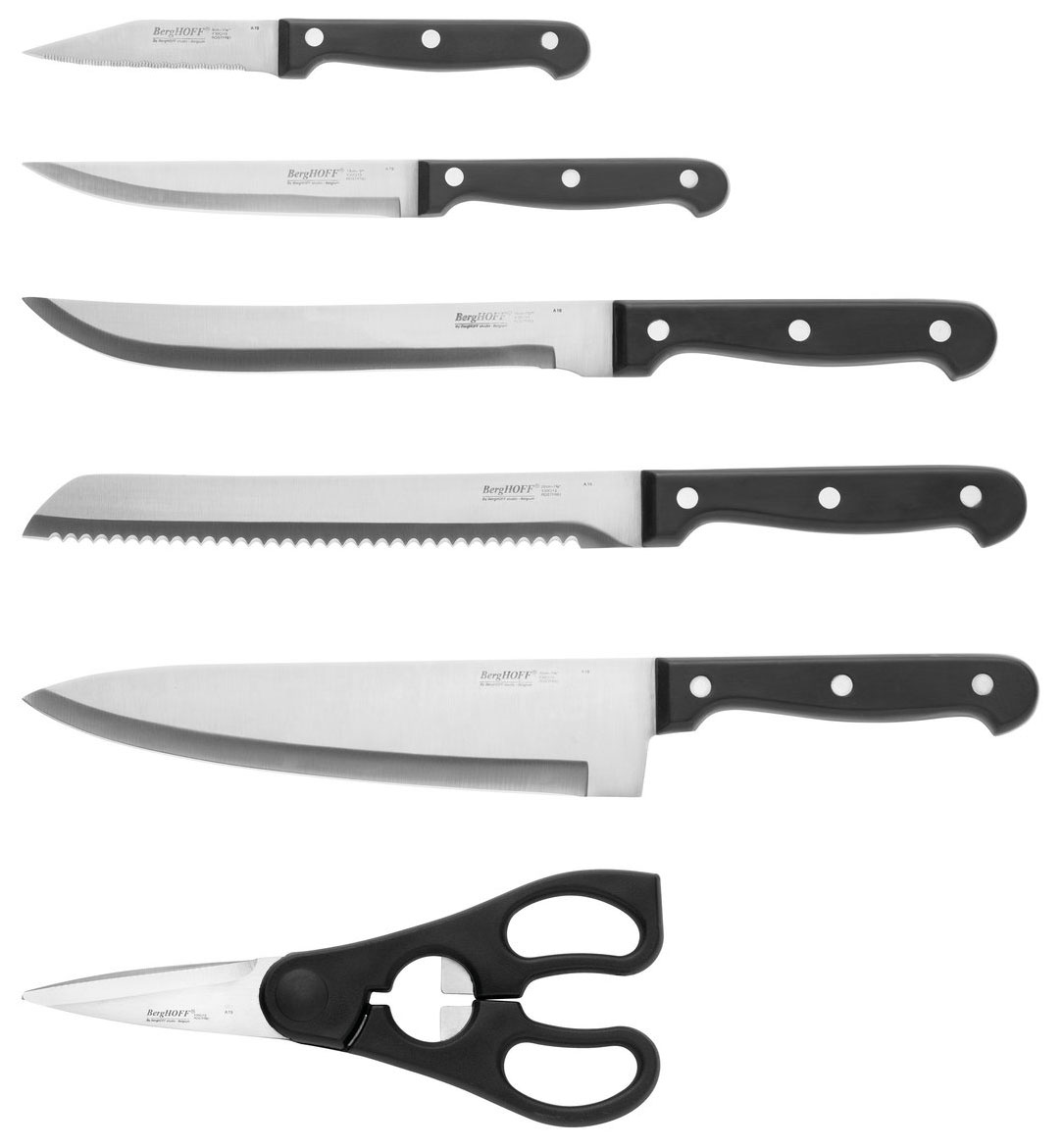

Набор ножей BergHOFF Essentials Quadra Duo 7 предметов