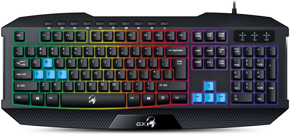 

Клавіатура Genius Scorpion K215 USB Black Ukr
