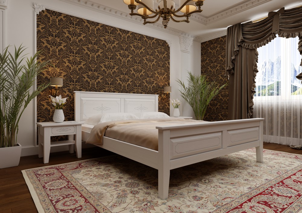 

Кровать Майя ЧДК (120 * 200) Белый эмаль