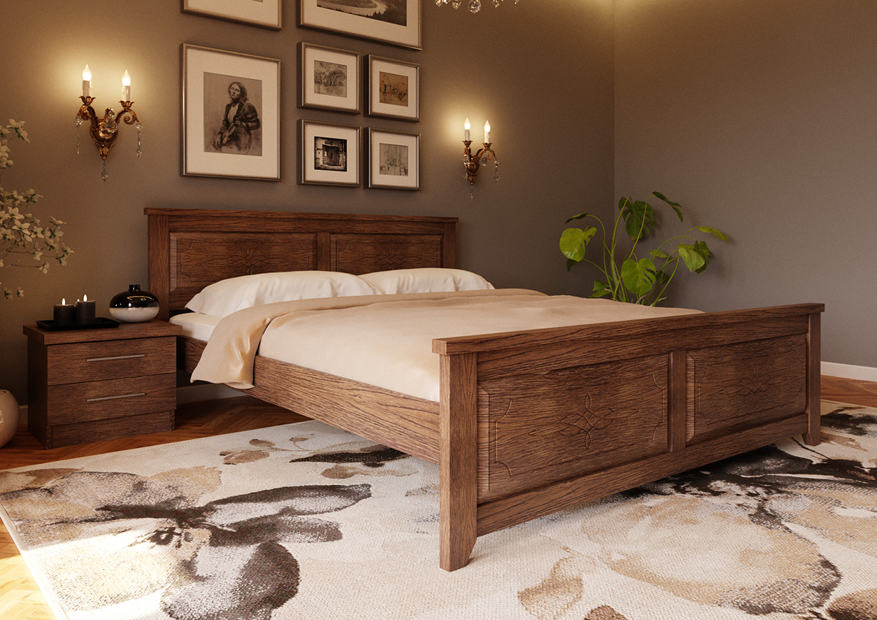 

Кровать МАЙЯ NEW ЧДК (180 * 190) Лесной орех масло