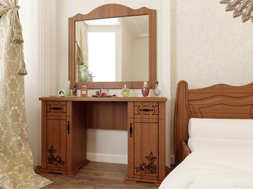 

Туалетный столик Мальва Чдк (75.5 * 120) Орех - Лак