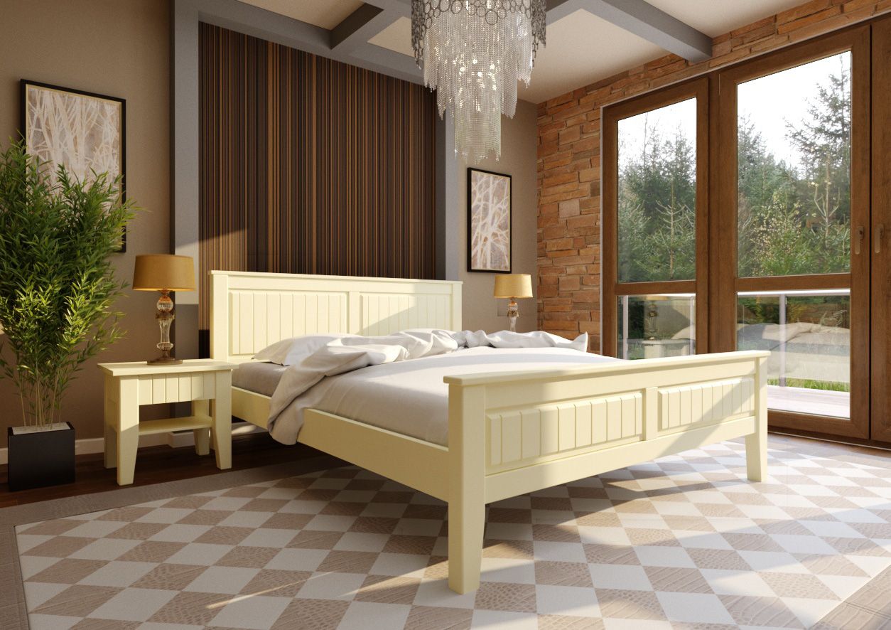 

Кровать Глория ЧДК (180 * 200) Ваниль эмаль