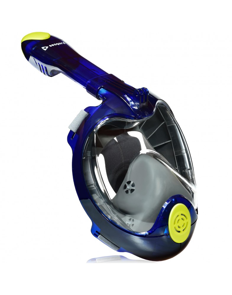 

Оригинальная маска для дайвинга Seagard Easybreath Profi Deep Blue S/M (профессиональная) полнолицевая с креплением для камеры
