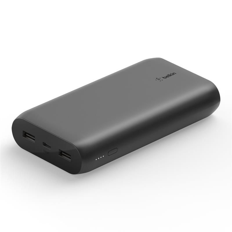 

Портативное зарядное устройство Belkin 20000mAh, 15W, Dual USB-A, USB-C, black