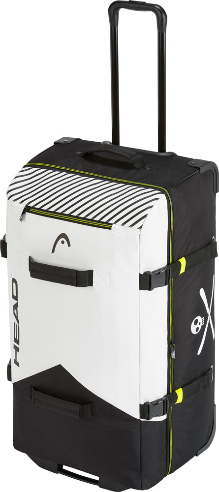 

Сумка на колесах HEAD Rebels Travelbag 383000 Черная с белым (724794256329)