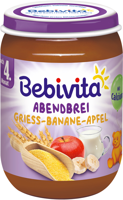 Акция на Упаковка молочной каши Bebivita с яблоками и бананами Спокойной ночи 190 г х 6 шт (9007253404785_9007253404945) от Rozetka UA