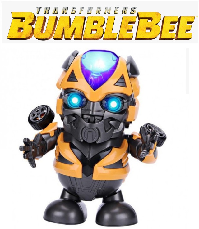 

Интерактивная игрушка танцующий робот трансформер Бамблби Sunroz DANCE HERO ROBOT BUMBLEBEE со Световыми и Звуковыми Эффектами