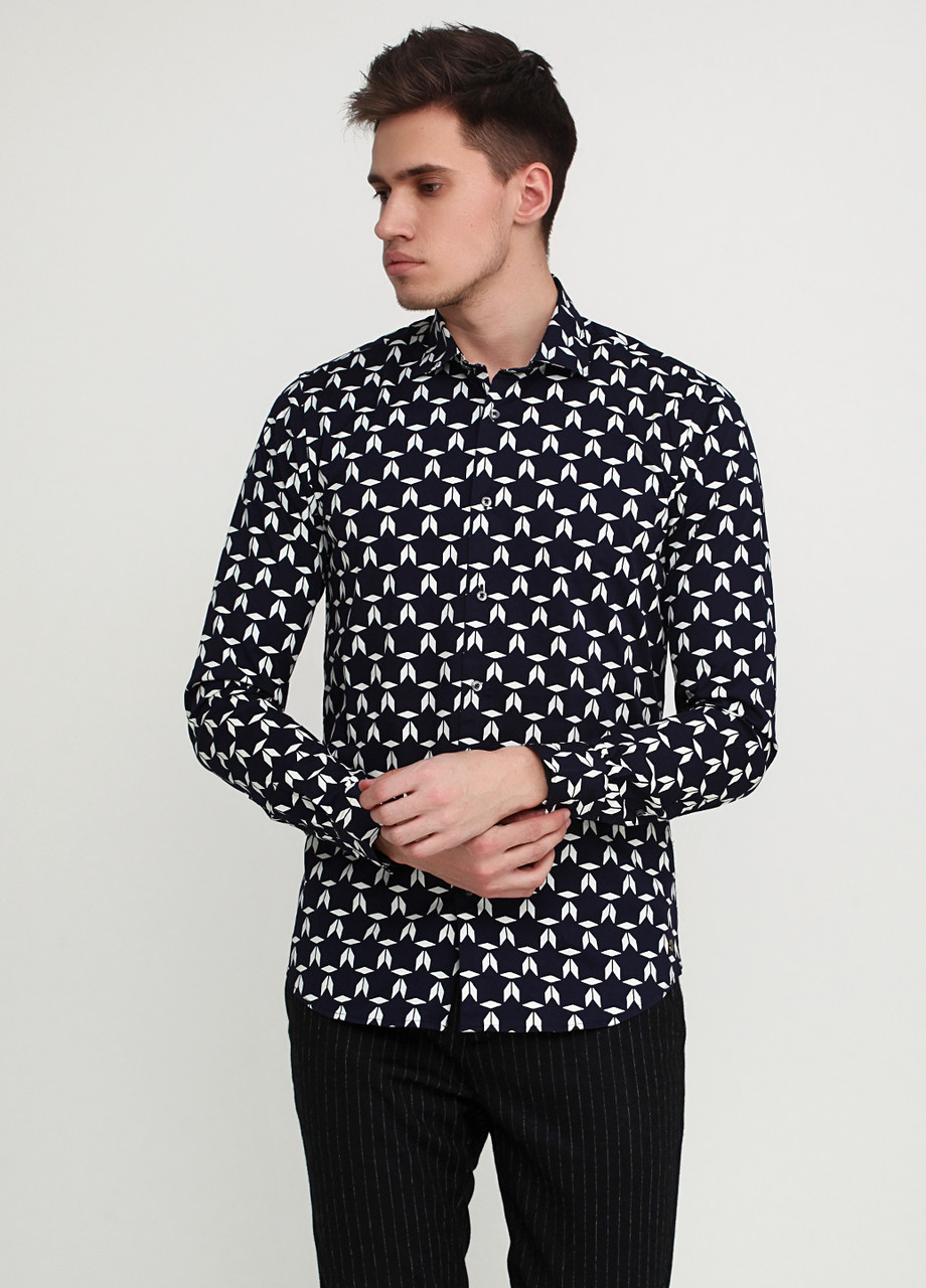 

Рубашка мужская Scotch & Soda темно-синий M 1601-01.20050