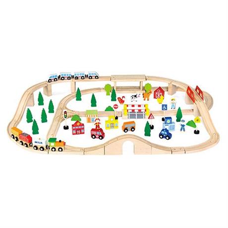 

Деревянная игрушка Viga Toys Железная дорога 50998