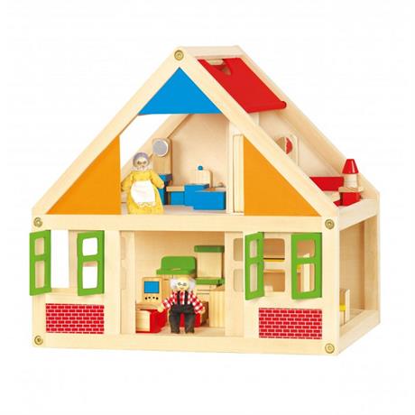 

Домик для кукол Viga Toys деревянный 56254