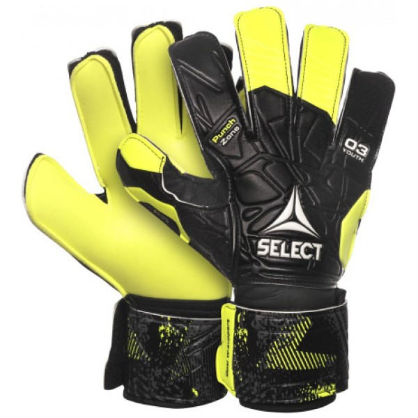 

Вратарские перчатки Select Goalkeeper Gloves 03 Youth 6 405 черно-желтые