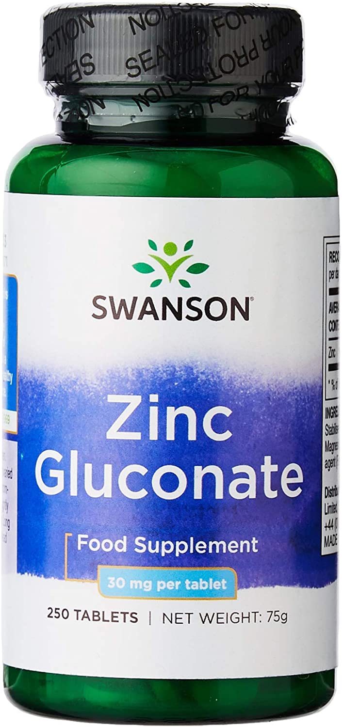 

Витамины Swanson Zinc Gluconate 250 таблеток (4384302969)