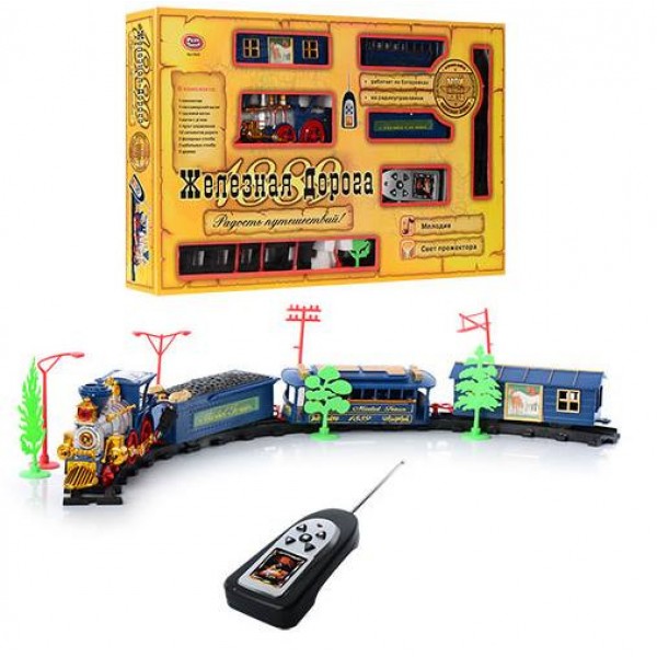 

Железная дорога детская Joy Toy 0620 р/у, свет, звук, на батар, в кор-кеe
