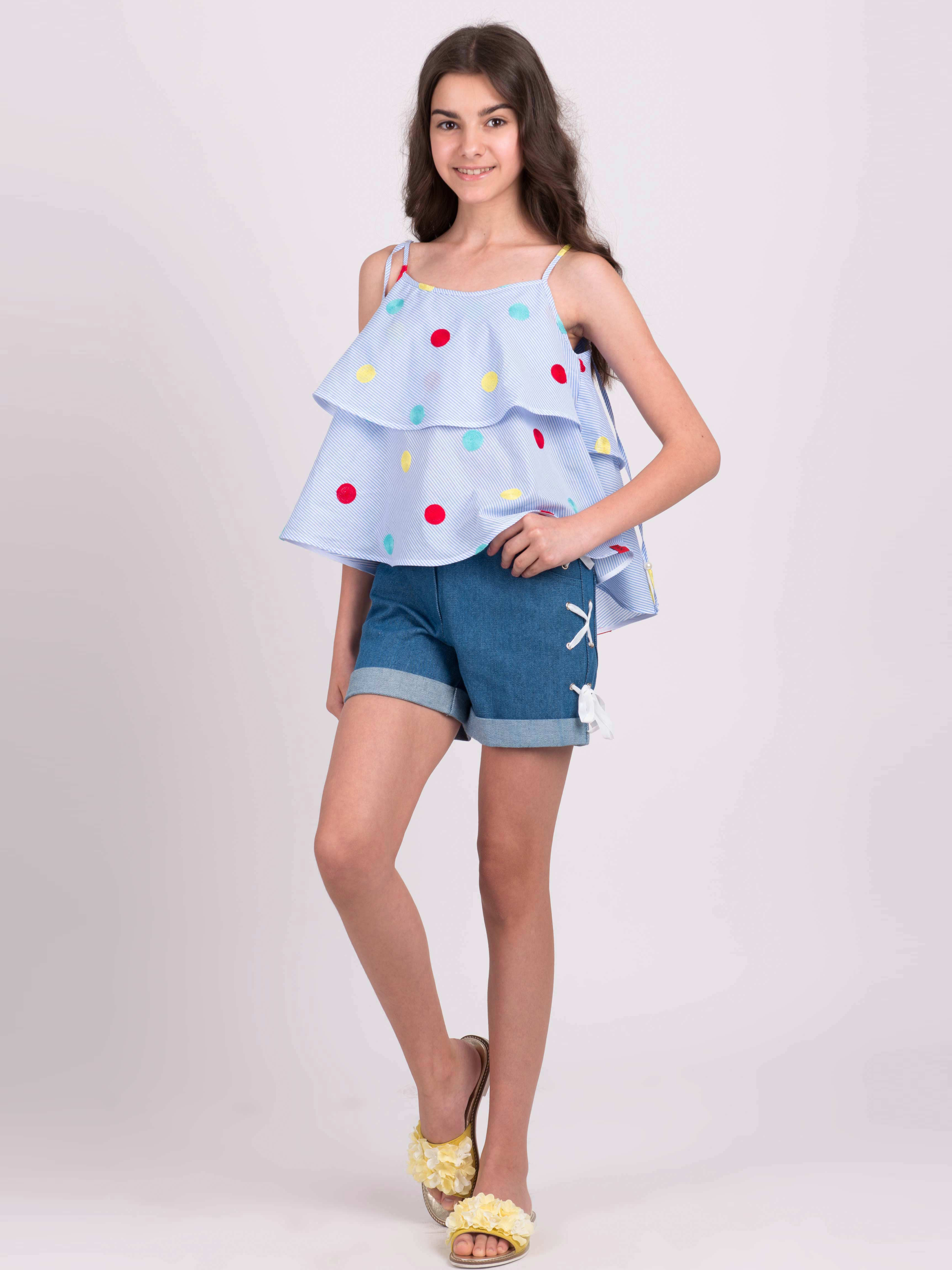 

Шорты джинсовые ANDRE TAN Kids K40035 116-122 см Синие