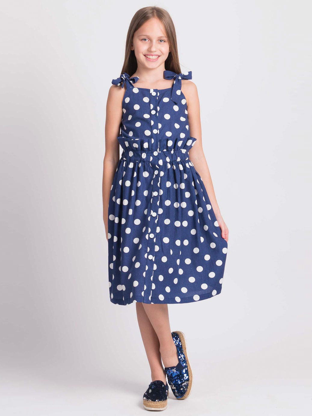 

Сарафан ANDRE TAN Kids K40066 146-152 см Голубой