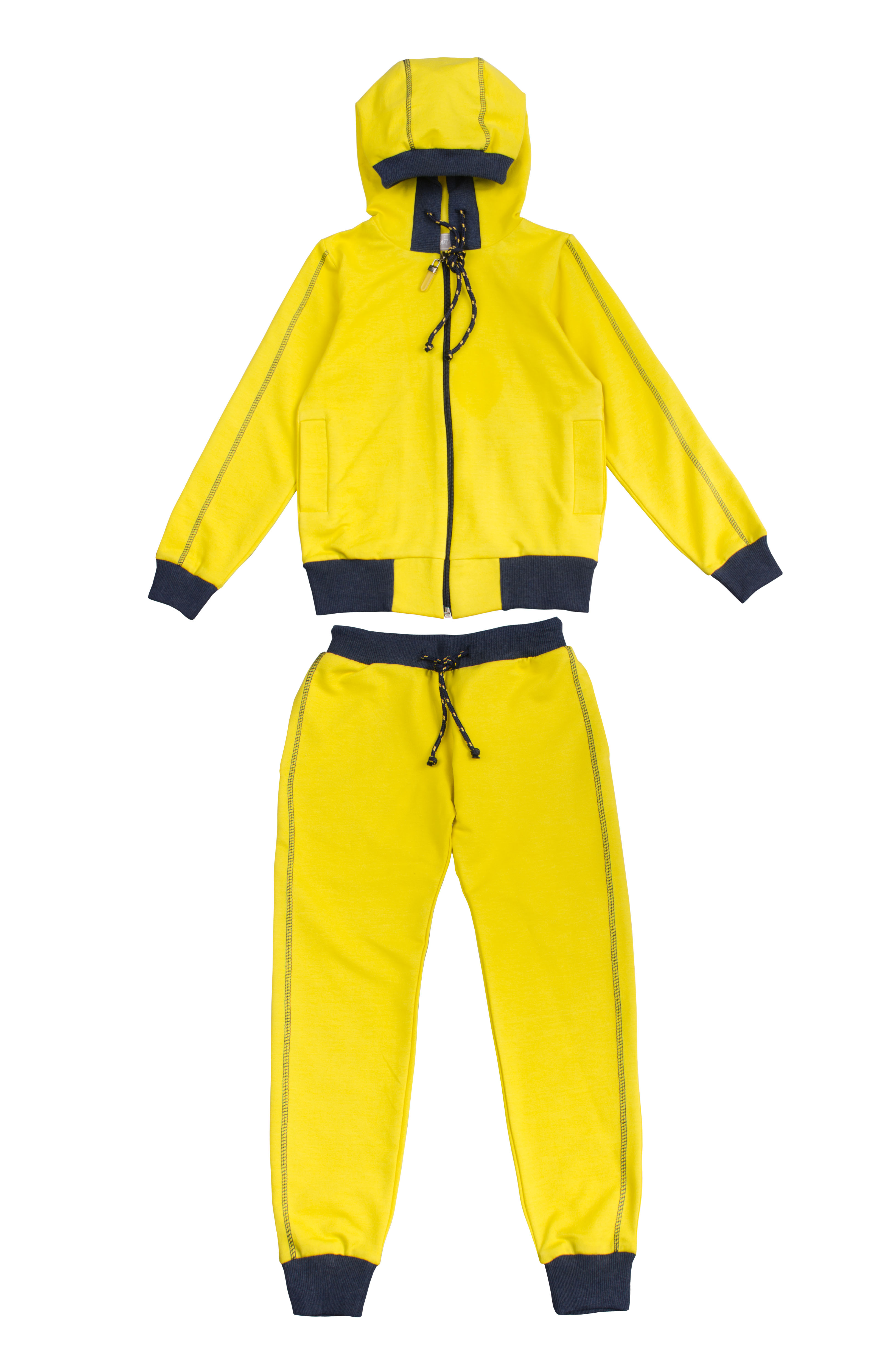 

Спортивный костюм для хлопчиків KidsCouture Двунитка 128 см Жовтий