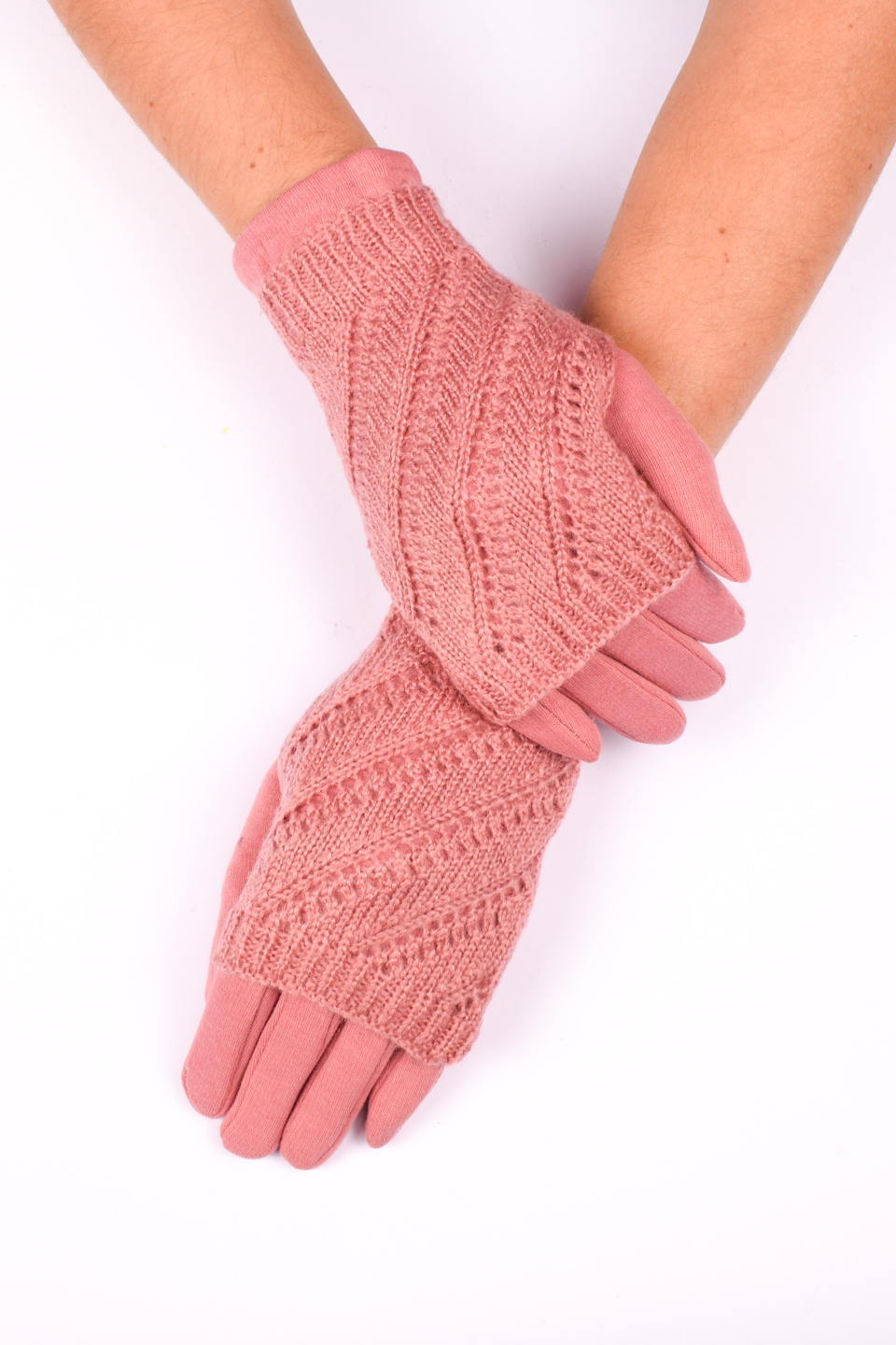 

Перчатки женские с митенками Королева 267-4-6. Размер 8