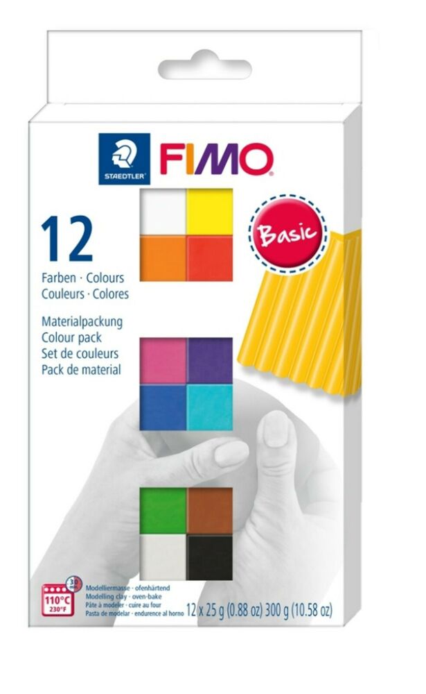 

Набор пластики Fimo Basic Colours 12х25г