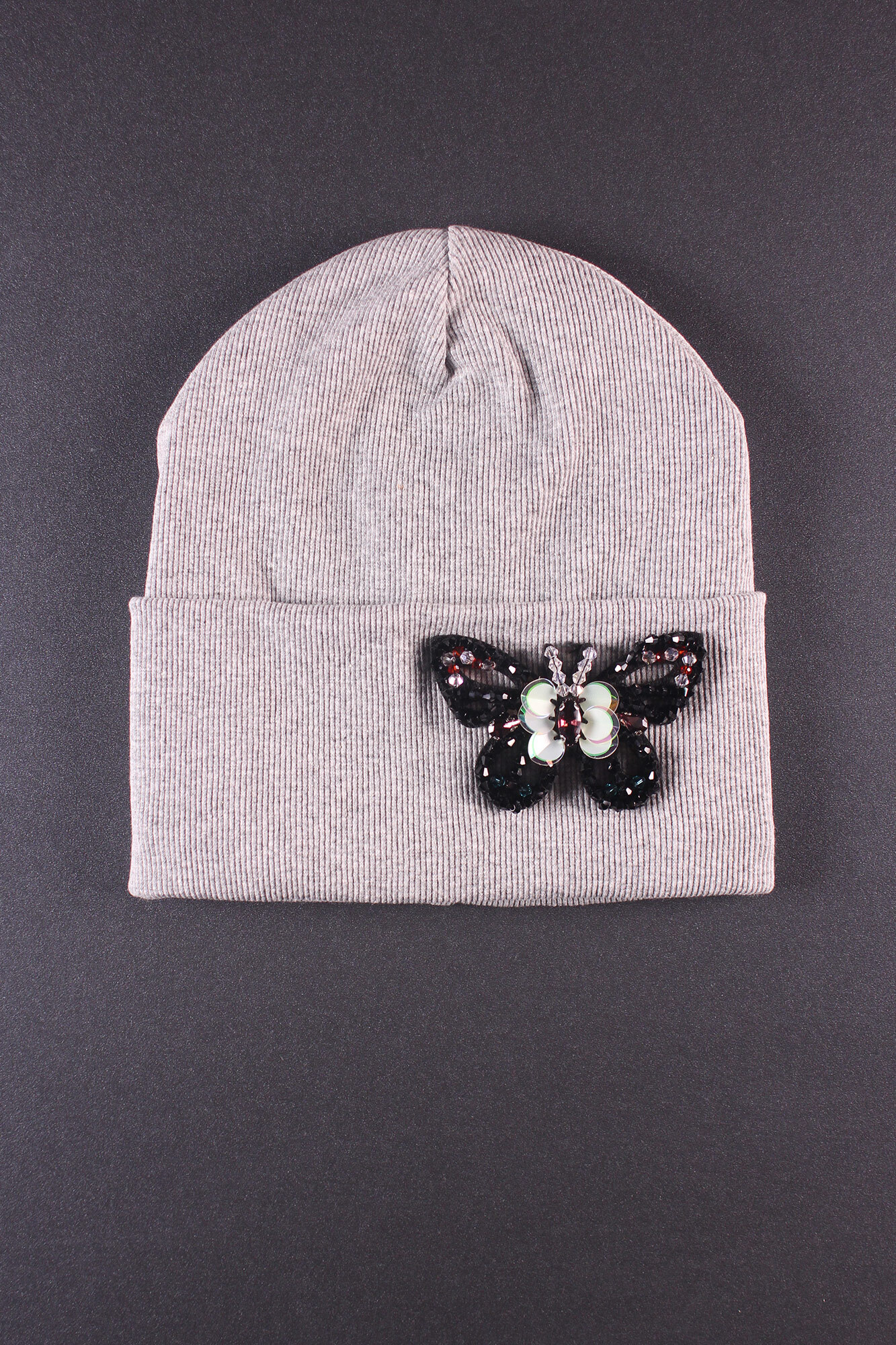 

Шапка Garne Black Butterfly Серый