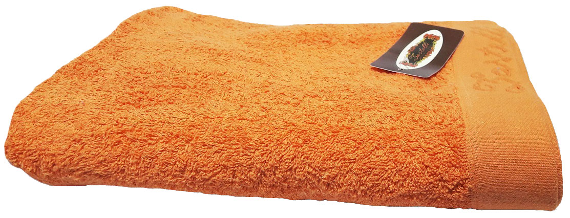 

Махровое полотенце Zastelli 10273 Border 70х140 Оранжевое
