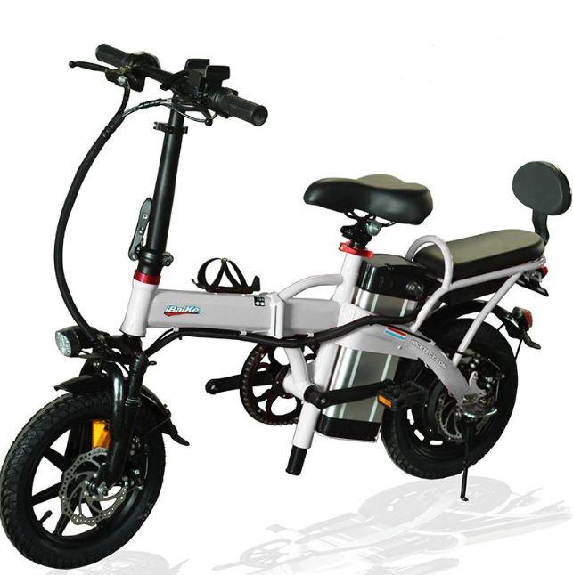 

Электроскутер белый POWER CITY 400W