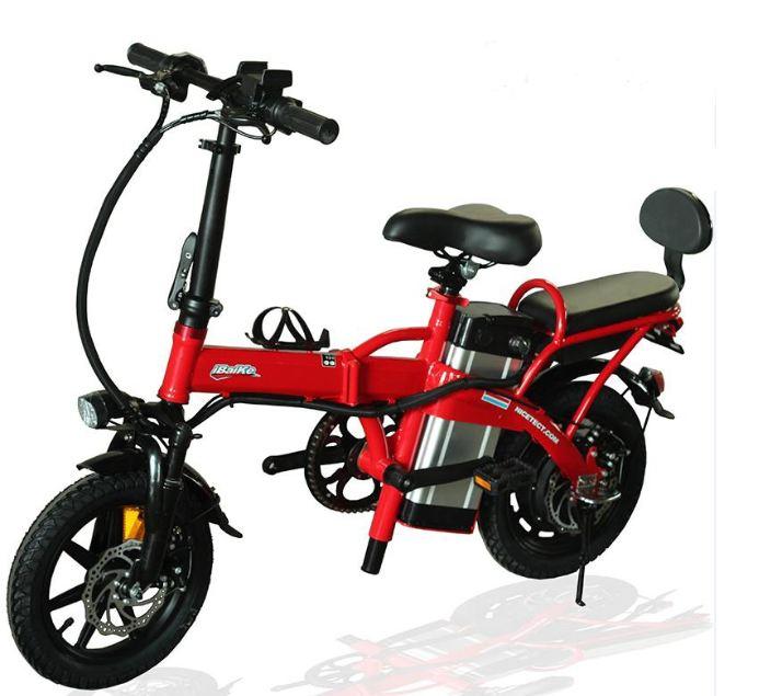 

Электроскутер красный POWER CITY 400W
