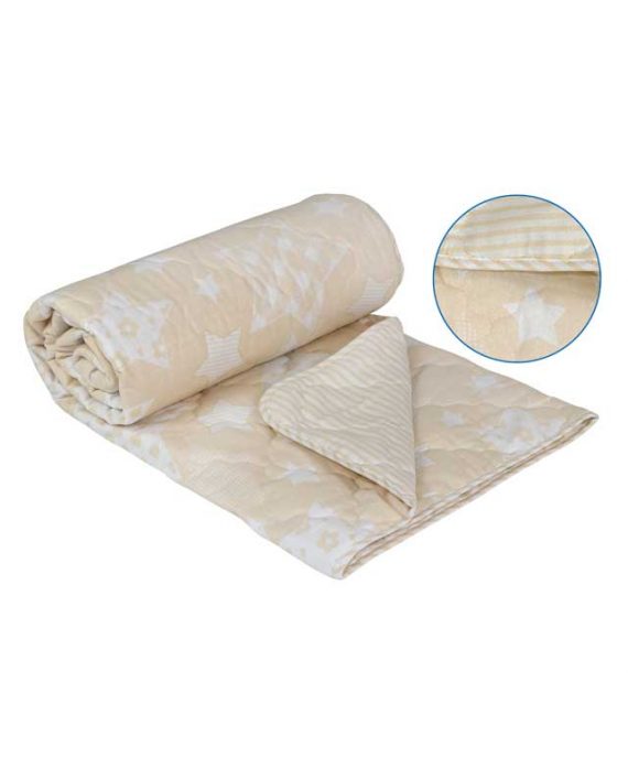 

Одеяло РУНО 140х205 "Beige star" шерстяное