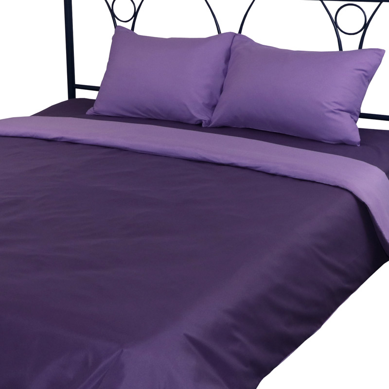 

Комплект постельного белья евро РУНО наволочки 50x70 "Violet", микрофайбер