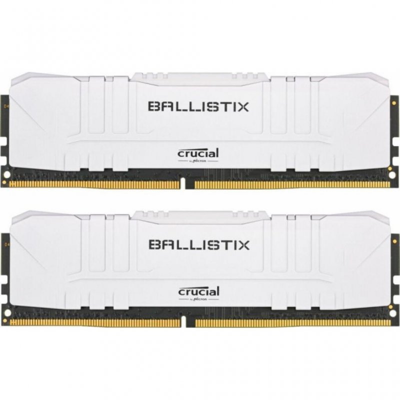 

Модуль памяти для компьютера DDR4 16GB (2x8GB) 2666 MHz Ballistix White MICRON (BL2K8G26C16U4W)