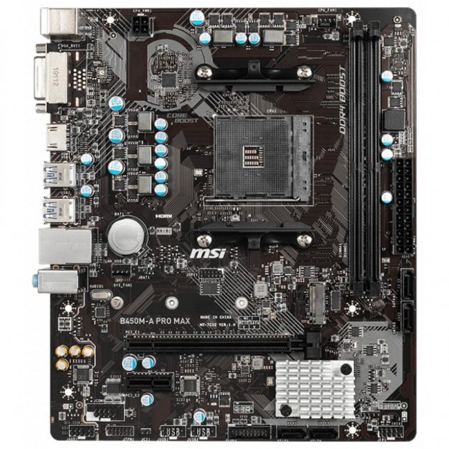 

Материнская плата MSI B450M-A PRO MAX