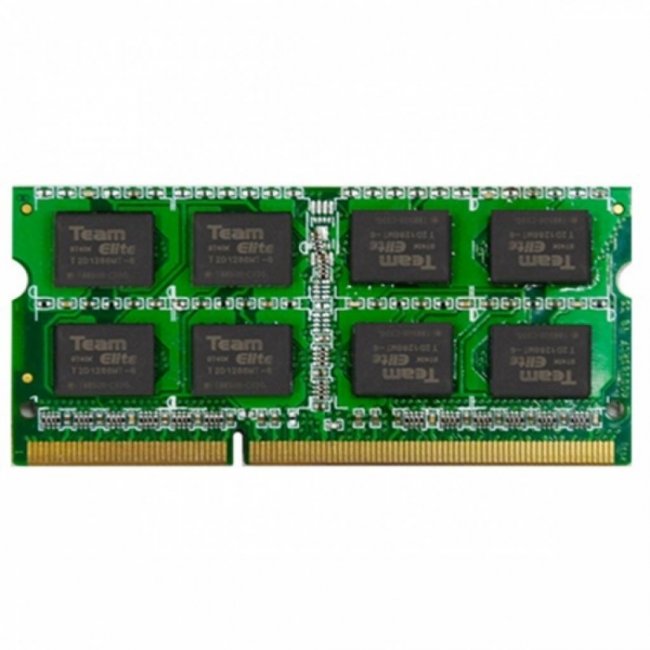 

Модуль памяти для ноутбука SoDIMM DDR3 8GB 1600 MHz Team (TED38G1600C11-S01)