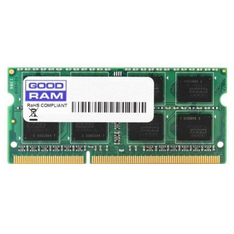 

Модуль памяти для ноутбука SoDIMM DDR3 4GB 1600 MHz GOODRAM (GR1600S364L11S/4G)