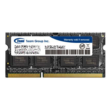 

Модуль памяти для ноутбука SoDIMM DDR3 4GB 1600 MHz Team (TED34G1600C11-S01)